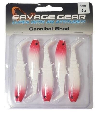 Savage Gear LB Cannibal Shad 8 cm 5 gr Silikon Yem Read Head