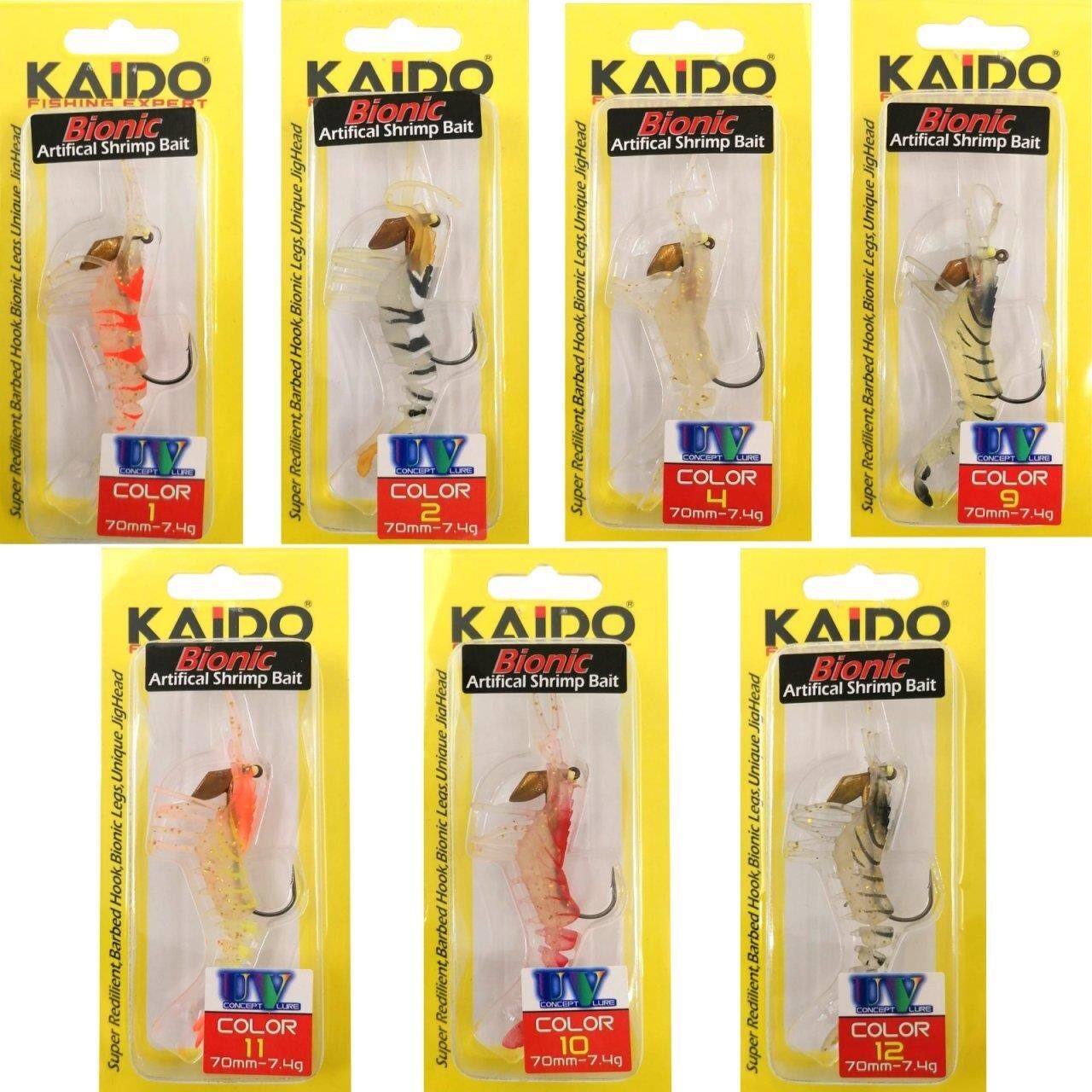 Kaido Shrimps Karides 70mm 7.4 Gr