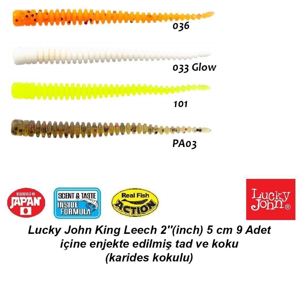 Lucky John King Leech 2 (5 cm) 9 Adet Renk No:33