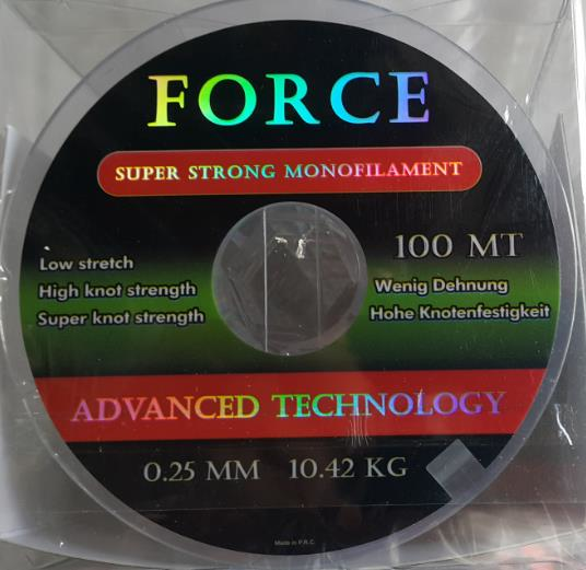 Force Misina Beyaz 100mt 0,45 mm