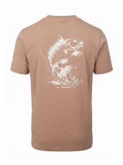 Shimano Kahve Rengi Sazan T-Shirt