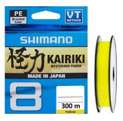 Shimano Kairiki 8 300m Yellow 0.16mm