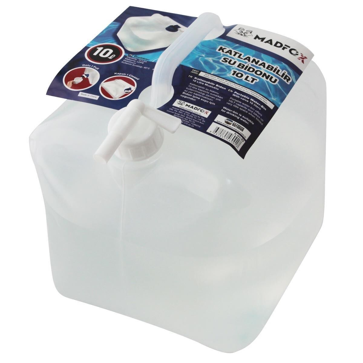 Madfox Katlanır Su Bidonu 10lt