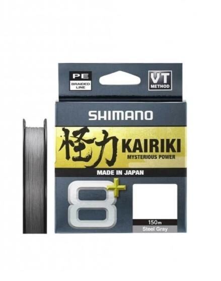 Shimano Line Kairiki 8+ 150m 0.16mm 9.8kg Grey