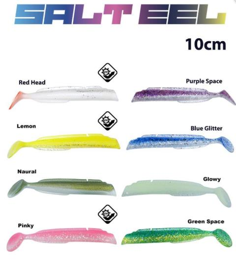Fujin Salt Eel Body 10cm x3 Silikon Yem