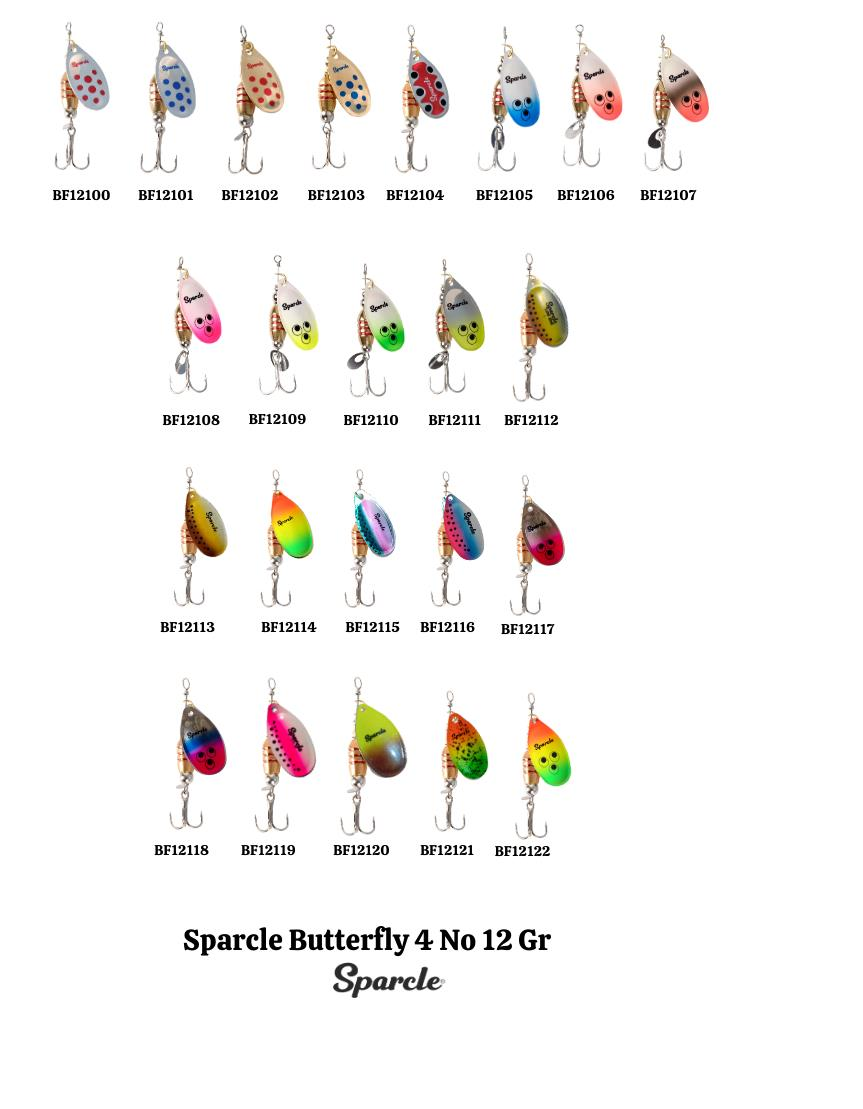SPARCLE BUTTERFLY 4 NO 12 GR