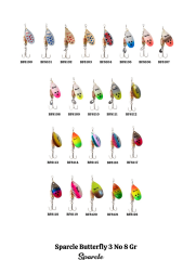 SPARCLE BUTTERFLY 3 NO 8 GR