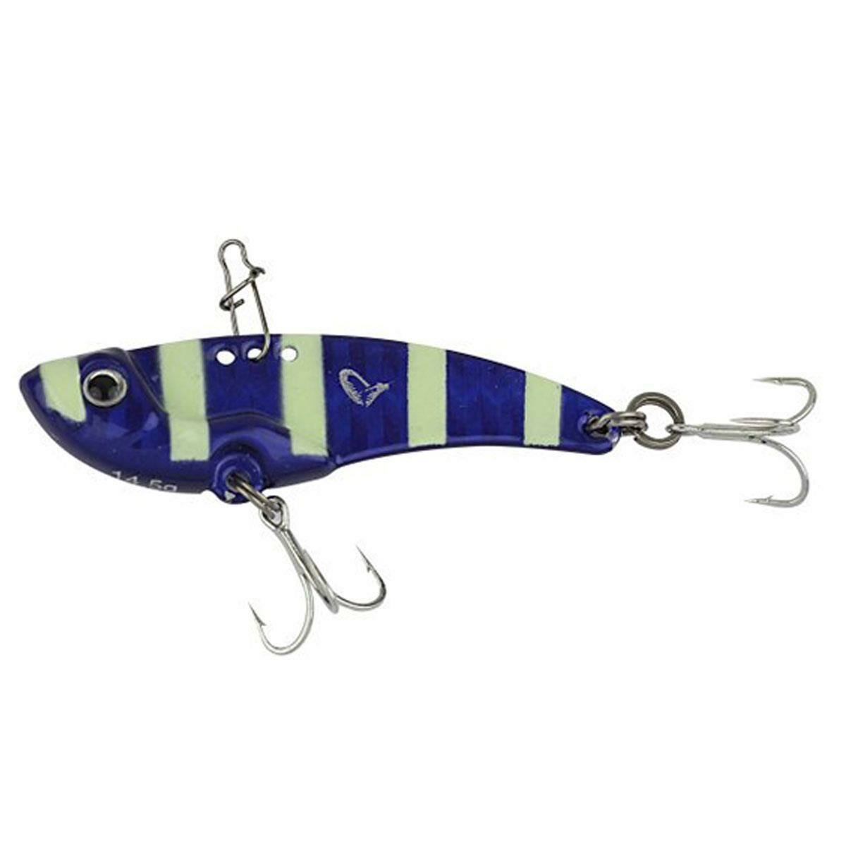 Savage Gear 3D Minnow VİB Blade 5.5Cm 14.5Gr Jig Yem Purple Zebra Glow