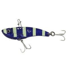 Savage Gear 3D Minnow VİB Blade 5.5Cm 14.5Gr Jig Yem Purple Zebra Glow