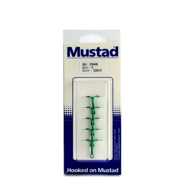 Mustad HQ:35648 no:5 Yeşil 3lü İğne