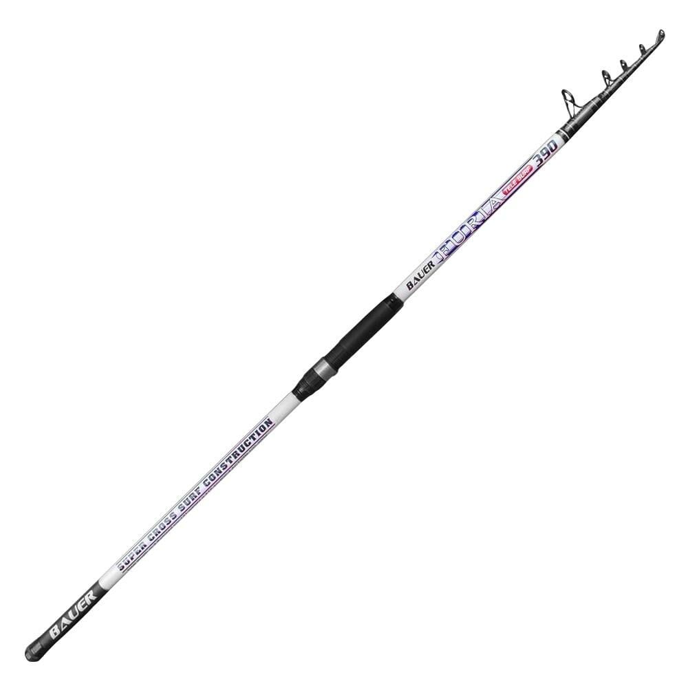 BAUER Furia 3,90mt 100-200 Gr Tekeskopik Karbon Surf Olta Kamışı