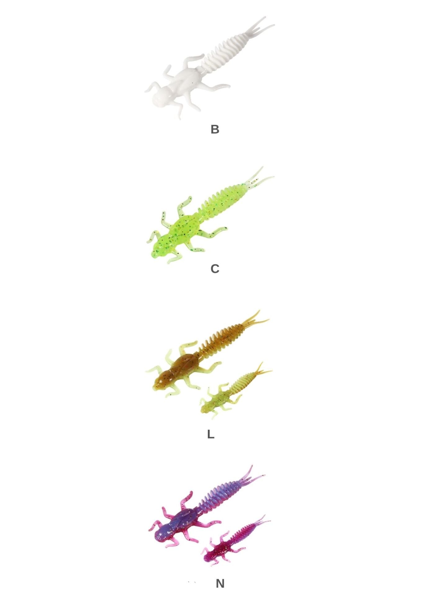 SPARCLE LARVA 40MM 10 pcs