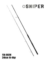 Fujin Sniper 240 Cm 10-40 Gr Spin Olta Kamışı