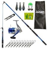 Apache 300 Cm Mavi 100-250 Gr Joker 6000 Hazır Olta Seti