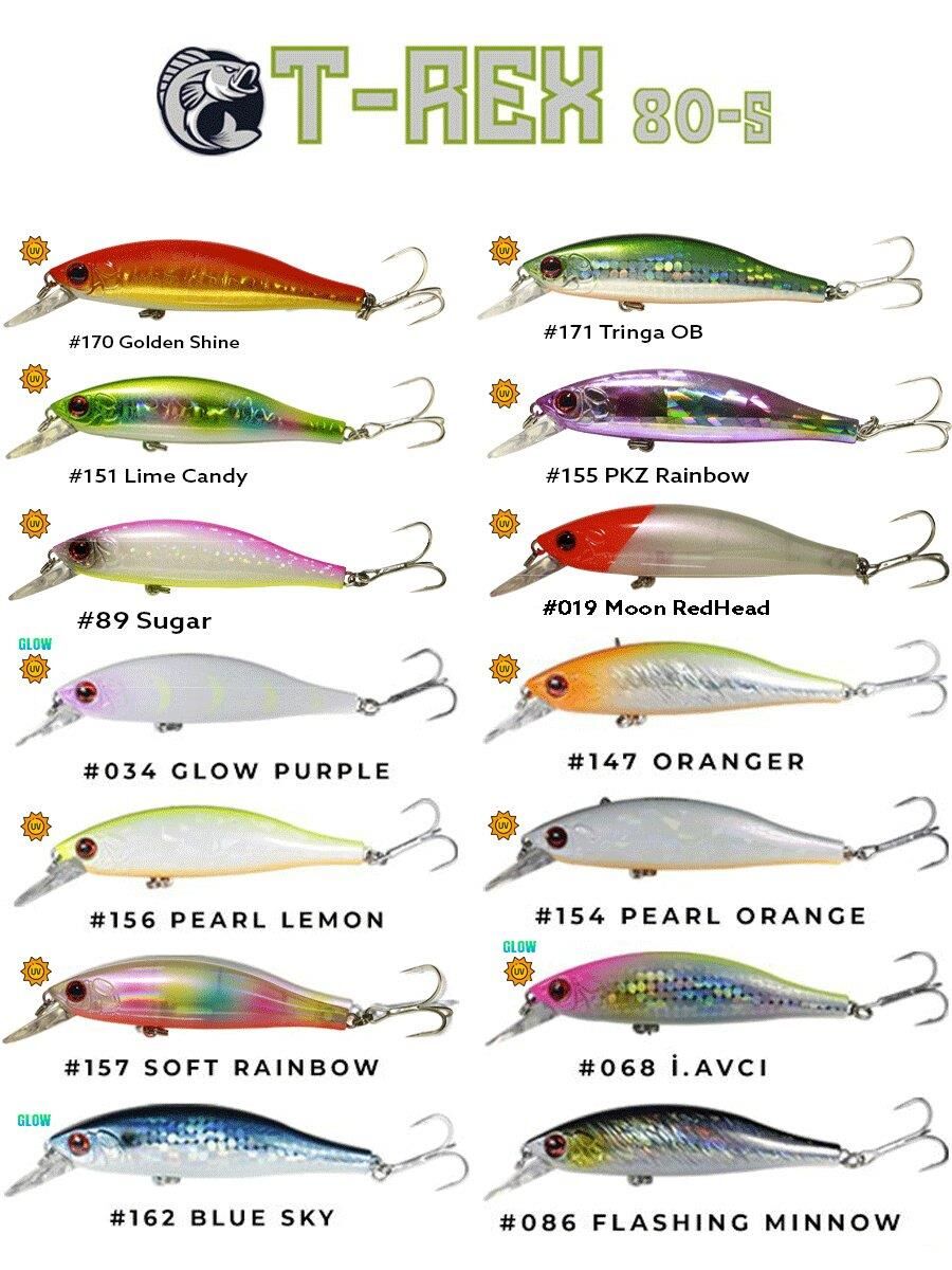 Fujin T-Rex 80S 11 Gr 80 mm Maket Balık