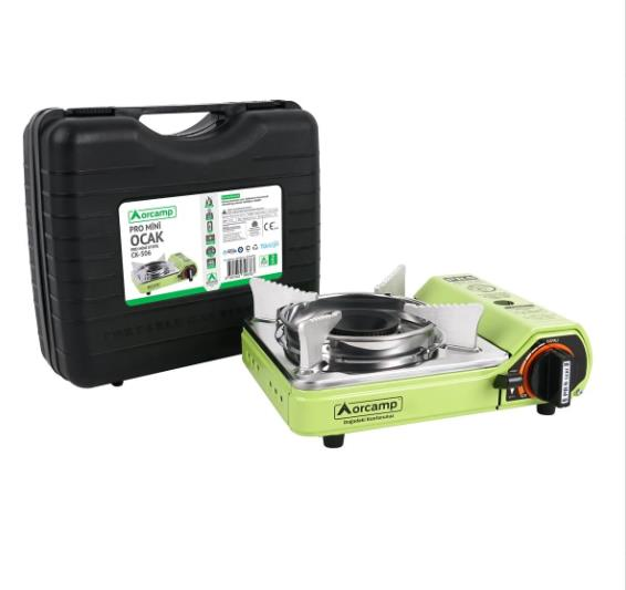 Orcamp CK-506/TEKLİ PORTATİF OCAK MİNİ YEŞİL