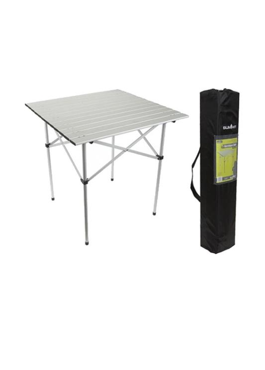 Summit Roll Top Alu 70x70 Kamp Piknik Masası Alu