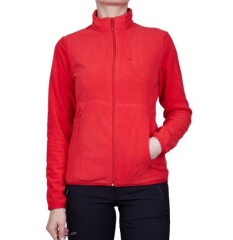 Alpinist Alpha Tam FermuarlıKadın Polar Kırmızı