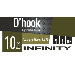 Daiwa Inf. Carp Olive 001 İğne no2 (10adet)