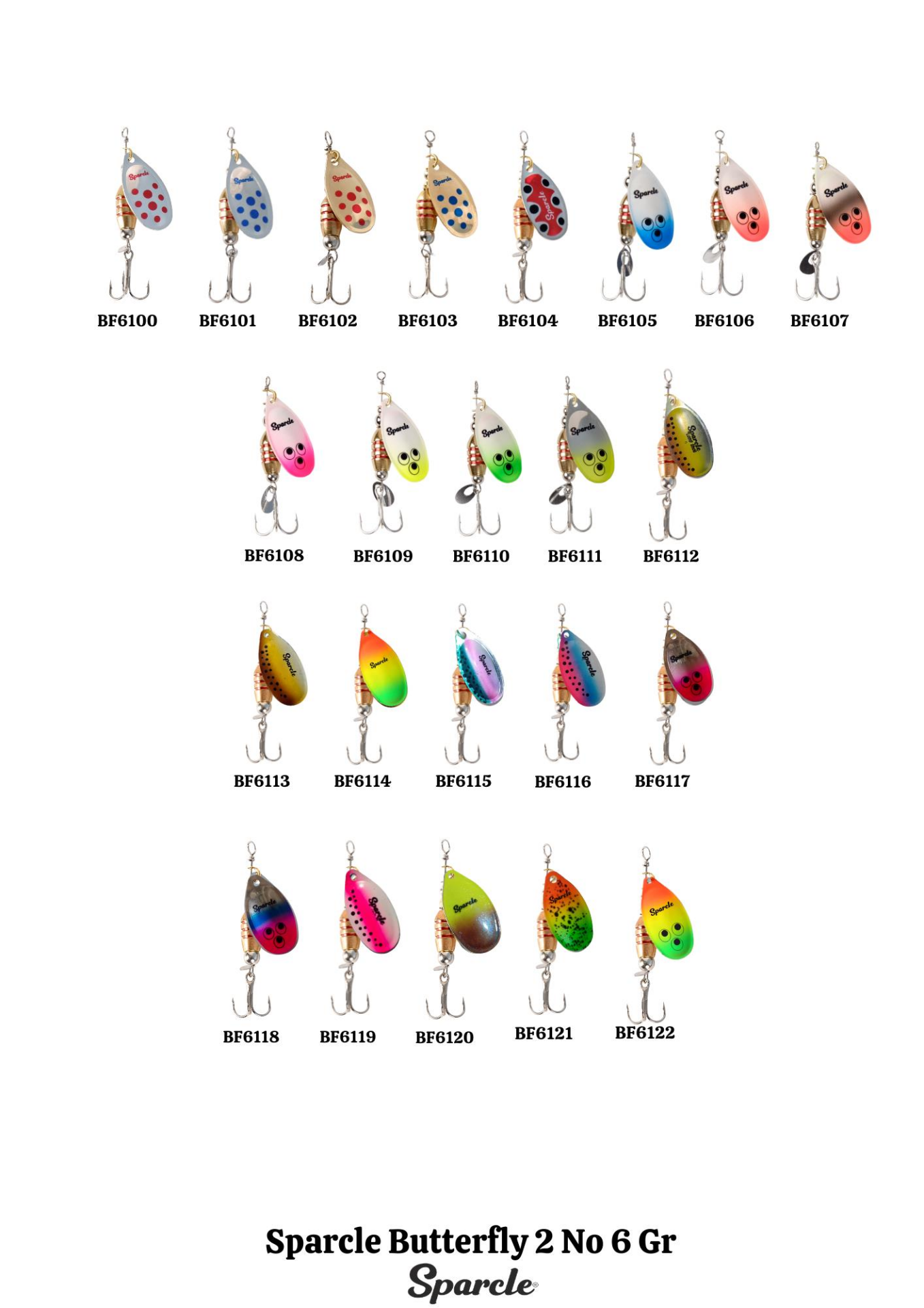 SPARCLE BUTTERFLY 2 NO 6GR