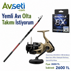 Yemli Avı Olta Takımı İstiyorum