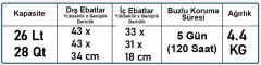 Coleman Xtreme Wheeled 28 QT Tekerlekli Buzluk 26l