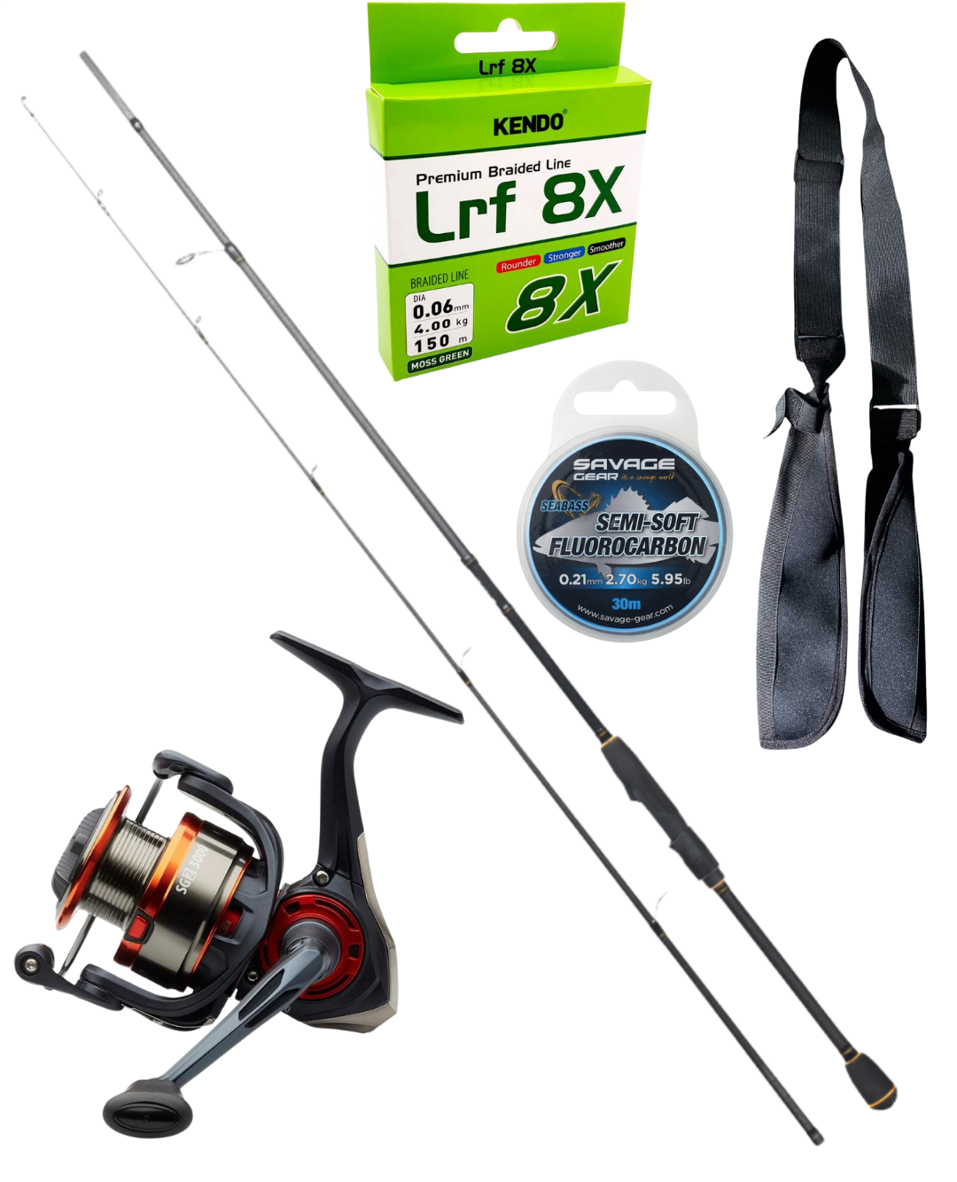 DAİWA RC LURE 2.44M 7-28GR ATARLI SPİN KAMIŞI - SAVAGE GEAR SG2 3000 OLTA MAKİNESİ SPİN SETİ