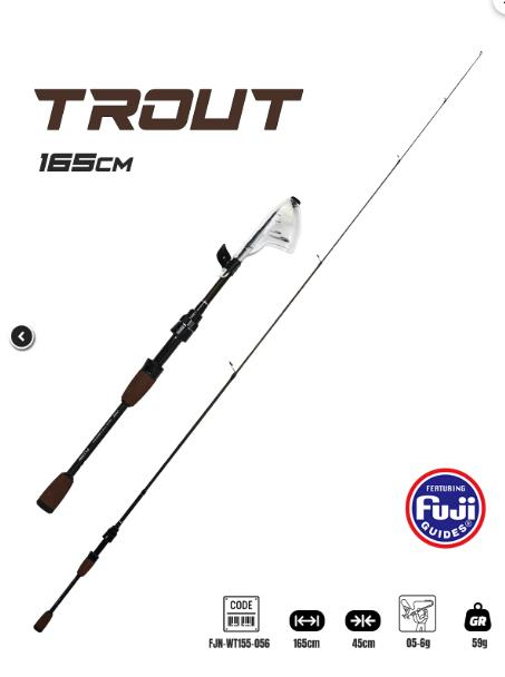 Fujin Trout 165cm 05-6gr Teleskopik Alabalık Kamış
