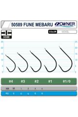 Owner 50589 Fune Mebaru White İğne No:1