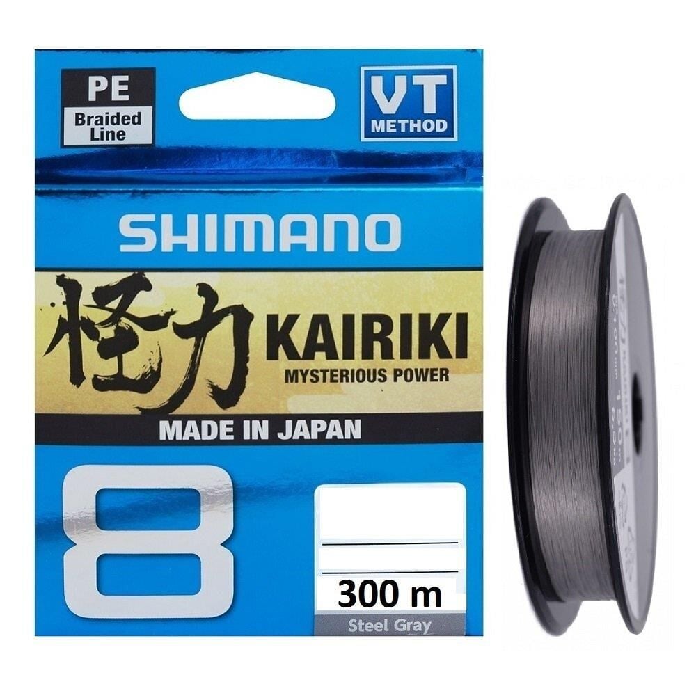 Shimano Kairiki 8 300m Steel Gray 0.23mm İp Misina