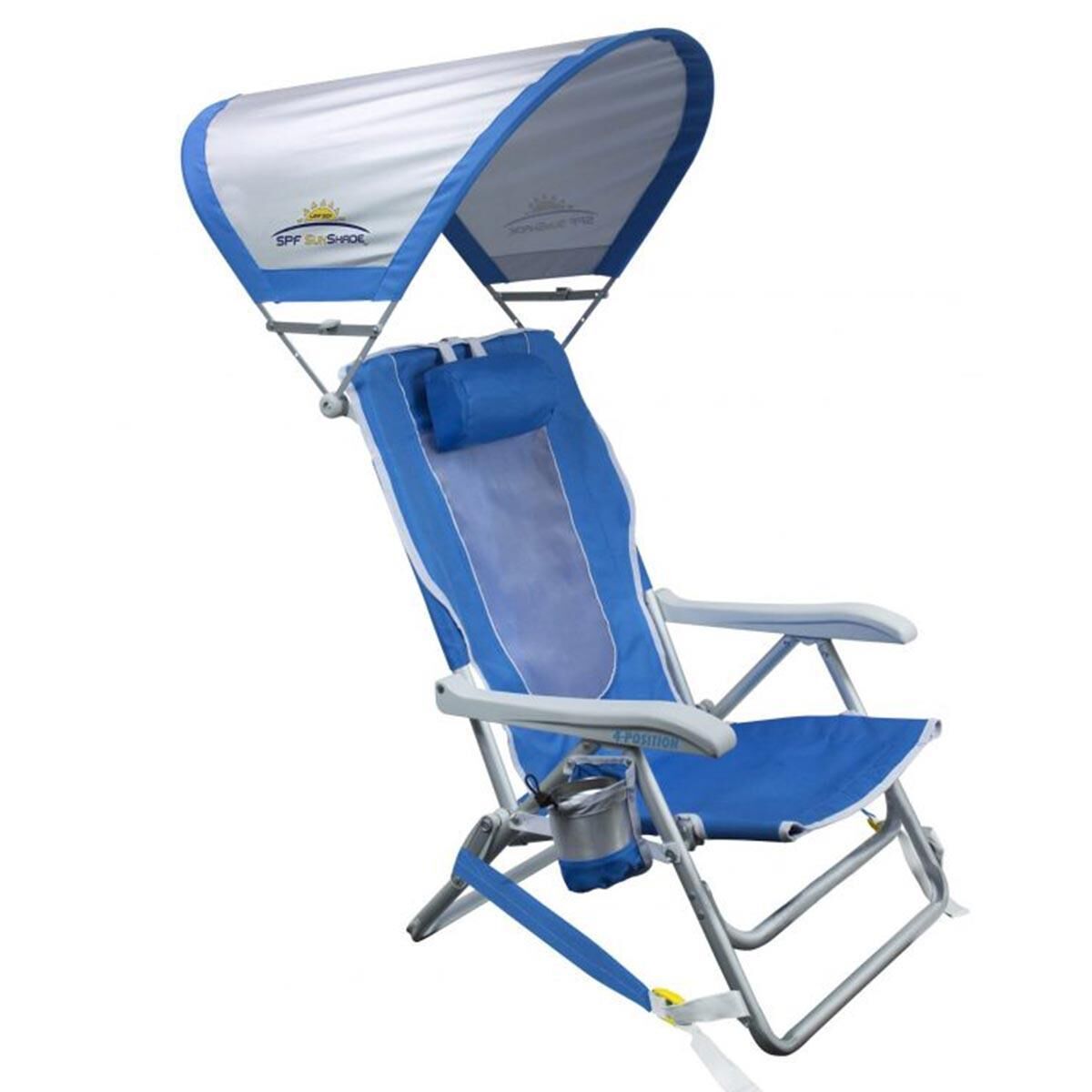 Gci Outdoor SunShade 4 Kademeli Plaj Sandalyesi