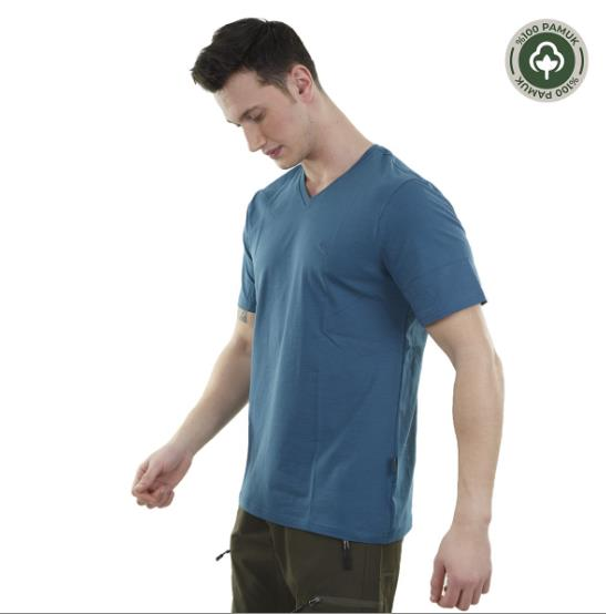 Alpinist Vortex Erkek T-Shirt,Indigo
