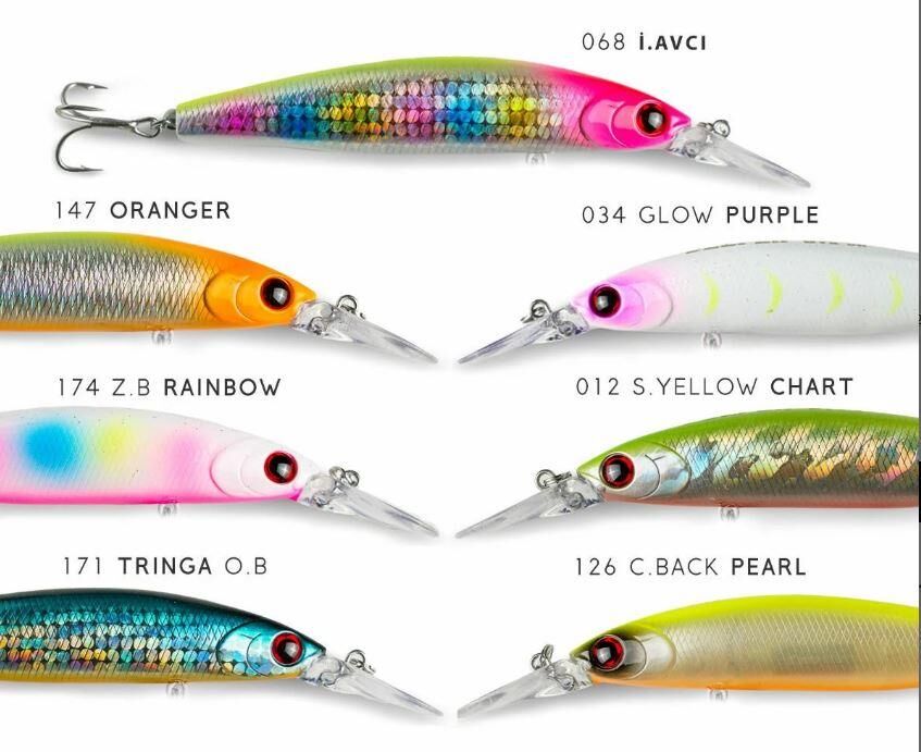 Fujin Deeper 97S-DR 10 Cm 18 Gr Sinking Maket Balık