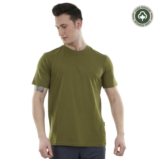 Alpinist Lucid Erkek T-Shirt, Haki