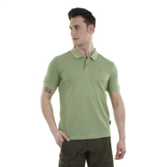 Alpinist Edge Erkek Polo T-Shirt, Yeşil