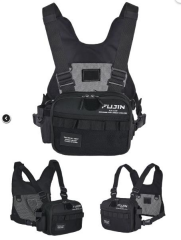 Fujin Aji Vest Tactical Black Balıkçı Çantası