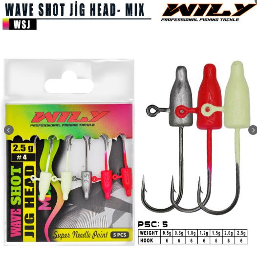 Jighead Waveshot Mix