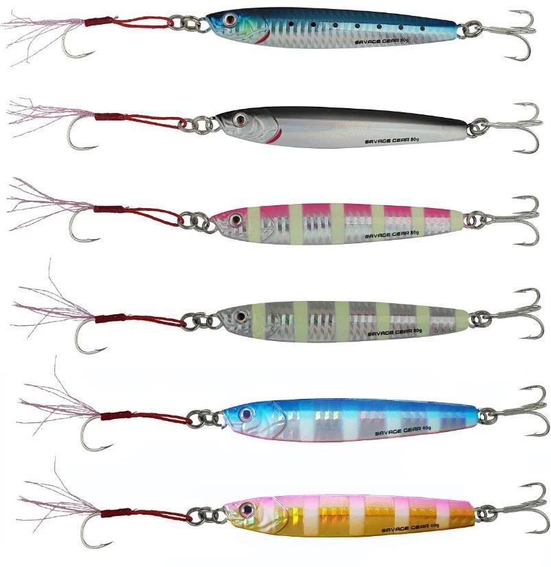 Sg 3D Slim Minnow Jig 10g Flash Minnow