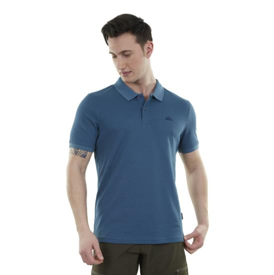 Alpinist Edge Erkek Polo T-Shirt, Indigo