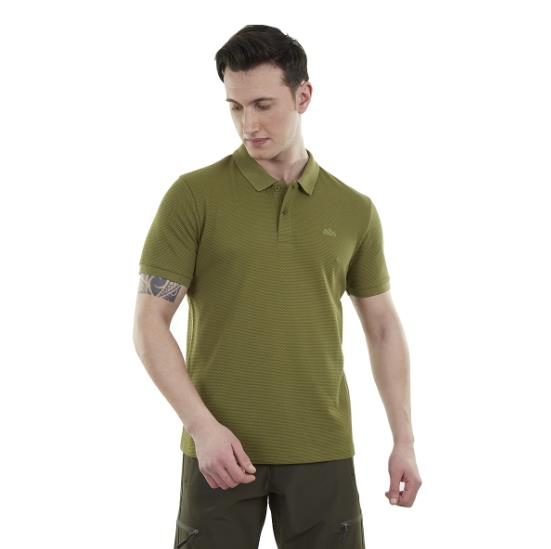 Alpinist Edge Erkek Polo T-Shirt, Haki
