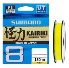 Shimano Kairiki 8 150m Yellow 0.19mm