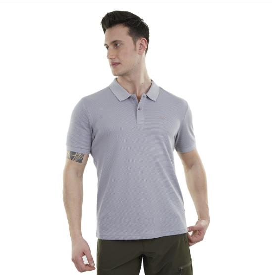Alpinist Edge Erkek Polo T-Shirt, Gri