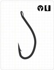 Fudo 2401 Carp Black Nikel Sazan İğnesi No:6