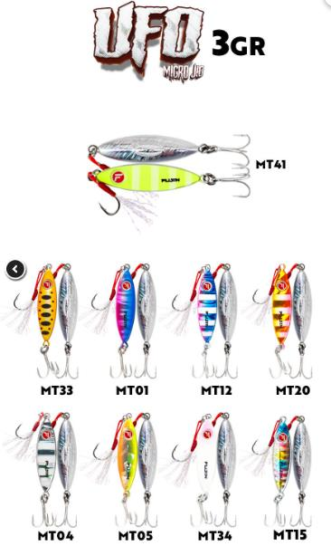 Fujin UFO Micro Jig 3gr Blue Pink