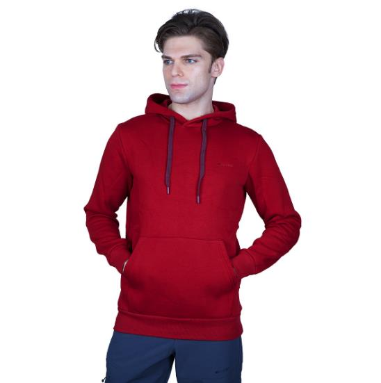 Alpinist Stream Erkek Kapüşonlu Sweatshirt, Bordo