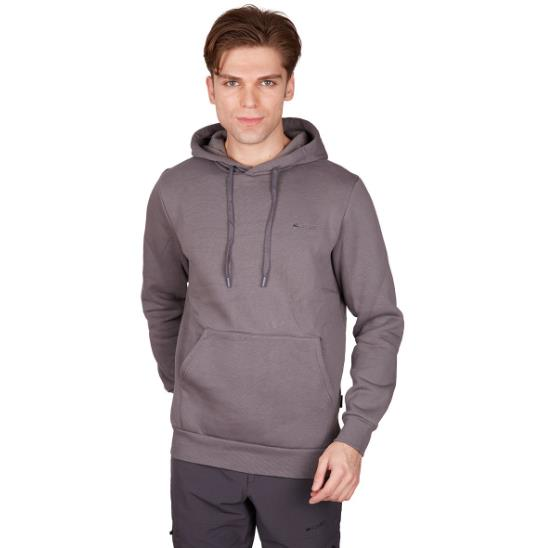 Alpinist Stream Erkek Kapüşonlu Sweatshirt,Antrasi