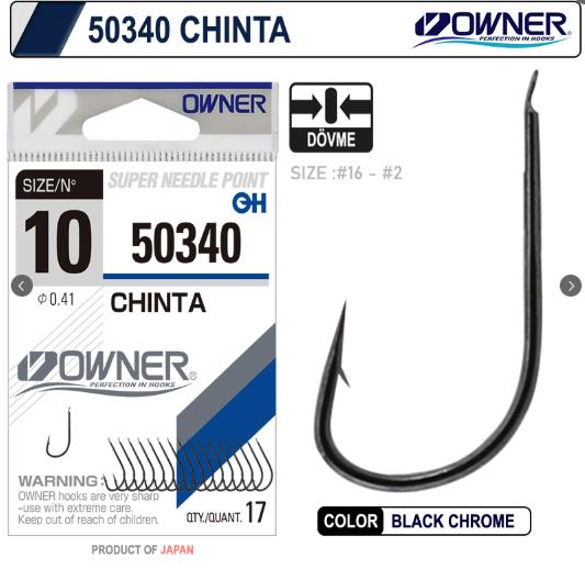 Owner 50340 Chinta Gun Black İğne