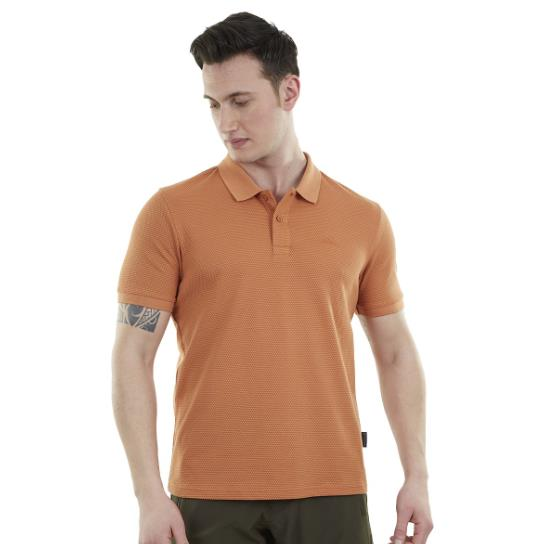 Alpinist Edge Erkek Polo T-Shirt, Kiremit