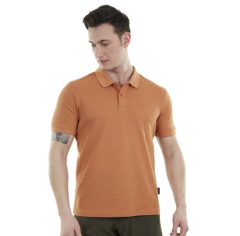 Alpinist Edge Erkek Polo T-Shirt, Kiremit