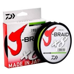 Daiwa JBraid 8b 150 Metre Chartreuse İp Misina